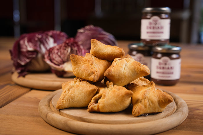 Fagottini di sfoglia al radicchio