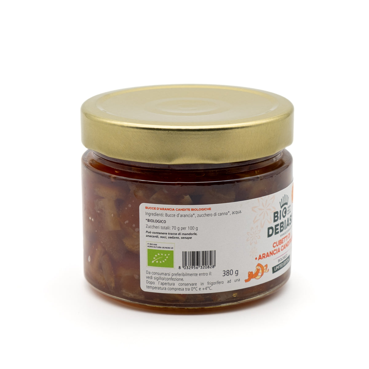 Bio-Orangeatwürfel