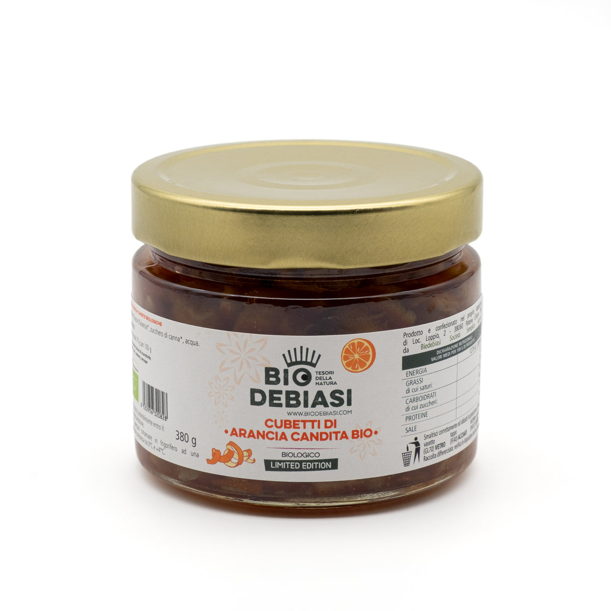 Bio-Orangeatwürfel
